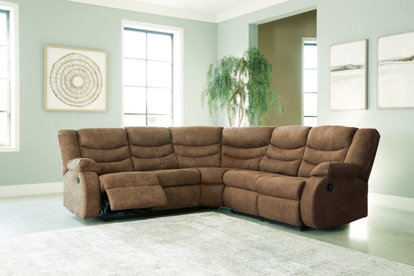 Partymate Brindle 2-Piece Reclining Sectional 36902S2 - Ella Furniture