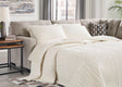 Mahoney Pebble 2-Piece Sleeper Sectional With Chaise - Ella Furniture