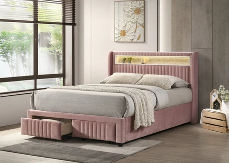 Cupid Pink Platform Twin Bed