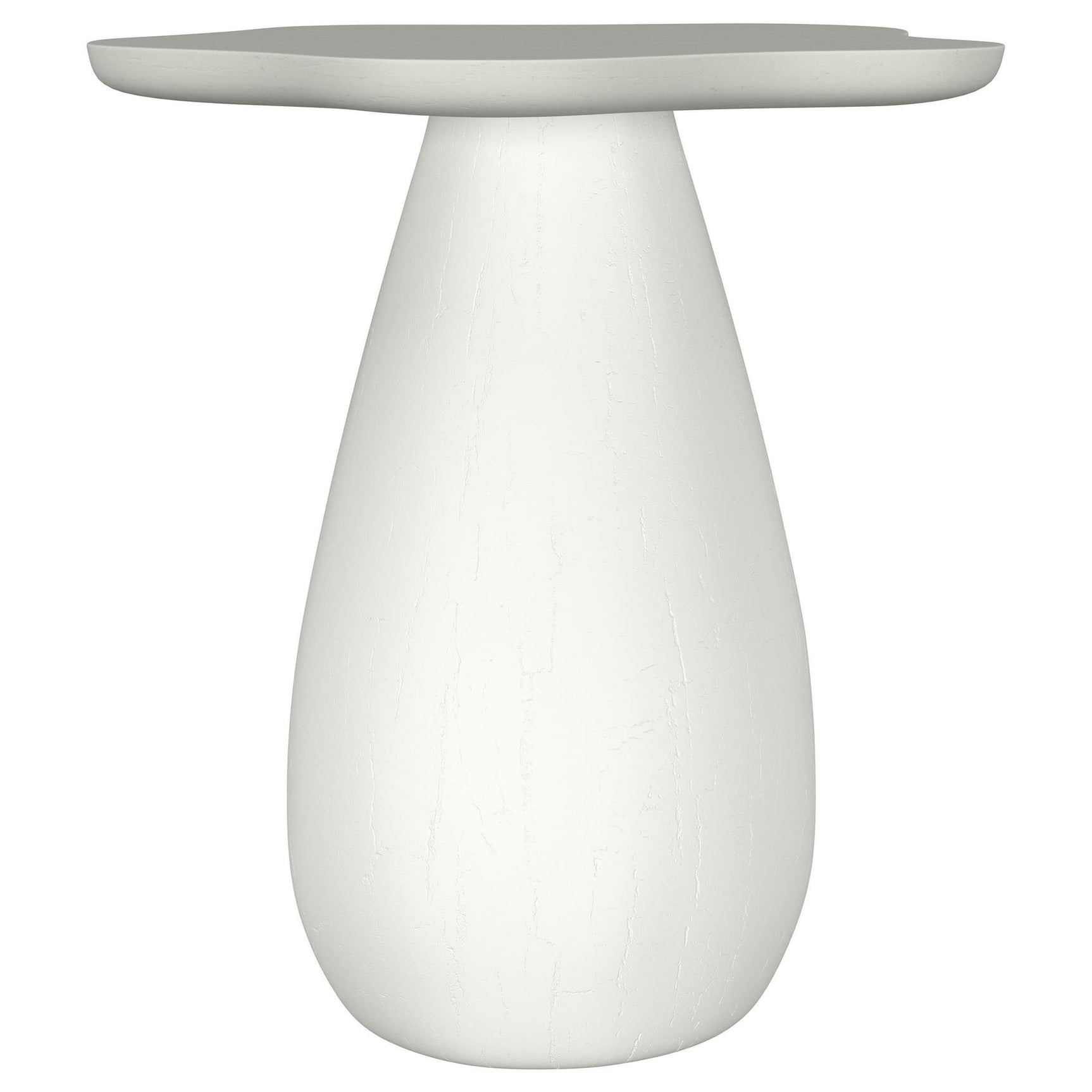 Perth 20-inch Side Table with Cloud-Shaped Top Off White
