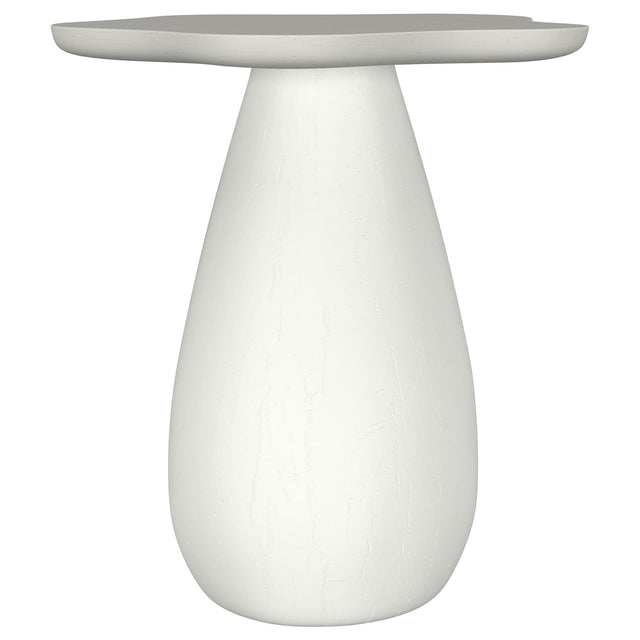Perth 20-inch Side Table with Cloud-Shaped Top Off White