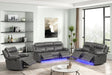 Aiden Gray 3-Piece Reclining Set