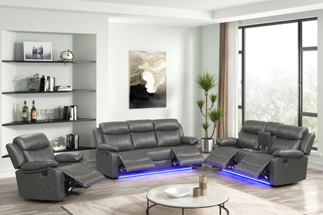 Aiden Gray 3-Piece Reclining Set