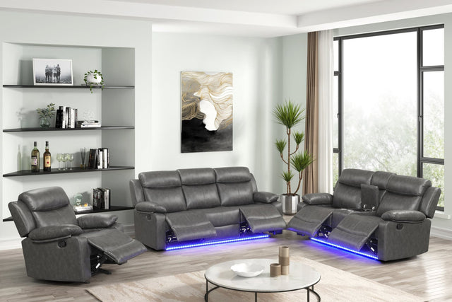 Aiden Gray 3-Piece Reclining Set