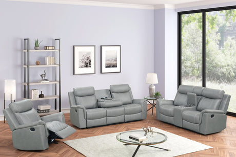 Sofia Gray 3-Piece Reclining Set
