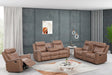 Sofia Brown 3-Piece Reclining Set