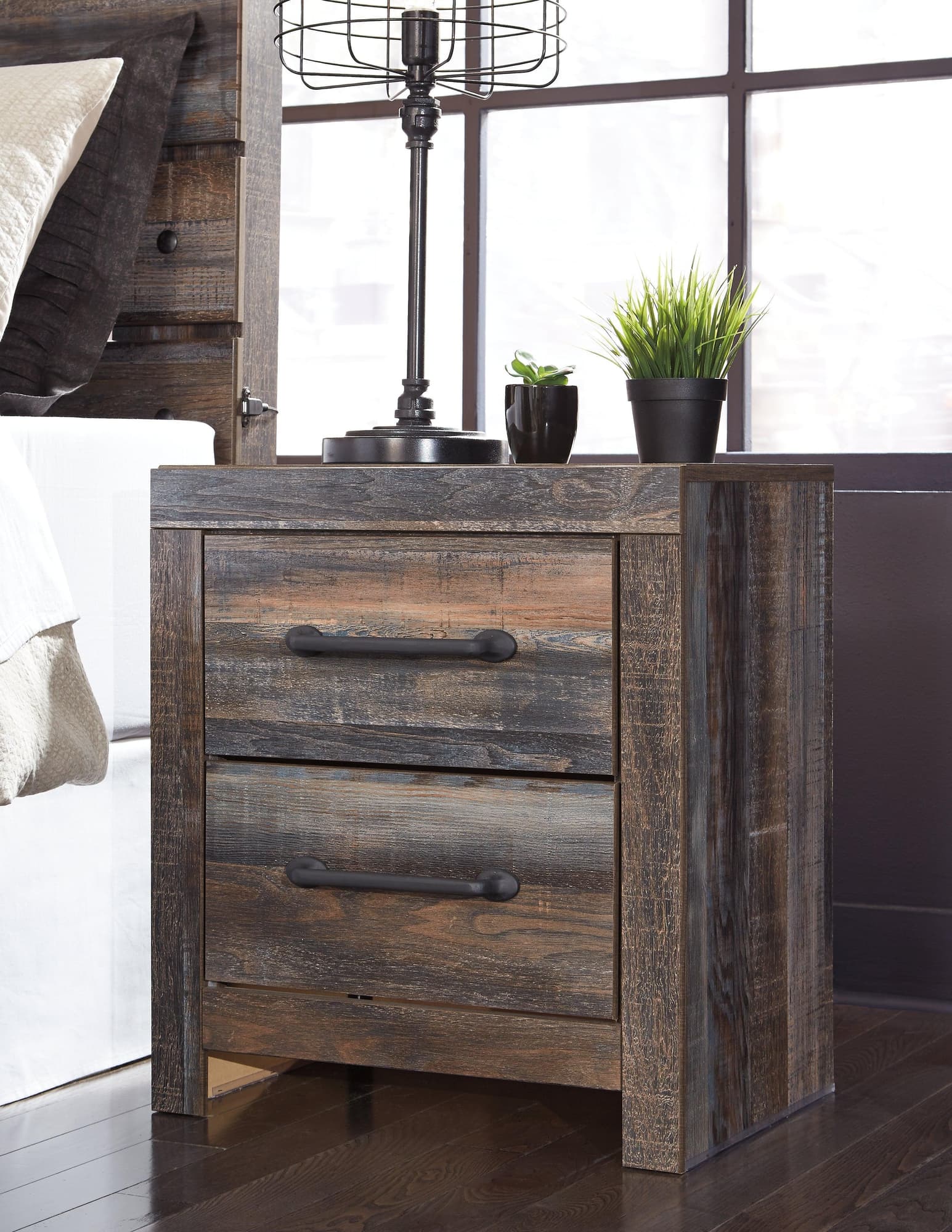 Drystan Multi Nightstand - Ella Furniture