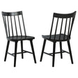 Middleton Solid Wood Dining Side Chair Black (Set of 2)