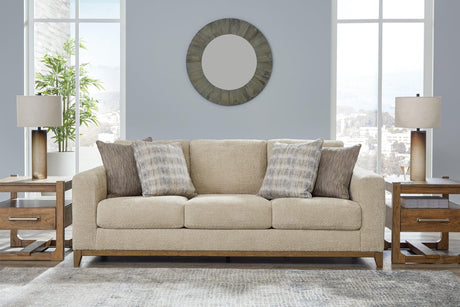 Parklynn Desert Chenille Sofa - Ella Furniture