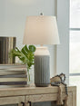 Afener Blue/beige Table Lamp (Set Of 2) - Ella Furniture