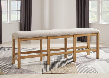 Havonplane Brown 72" Counter Height Dining Bench - Ella Furniture