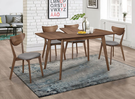 Alfredo Brown Butterfly Leaf Dining Room Set