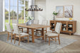 Middleton Brown Beige Extension Leaf Dining Room Set