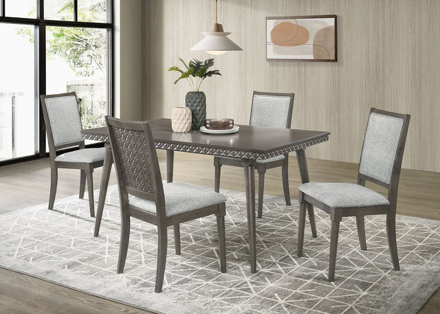 Onslow Dark Gray 59-inch Rectangular Dining Set