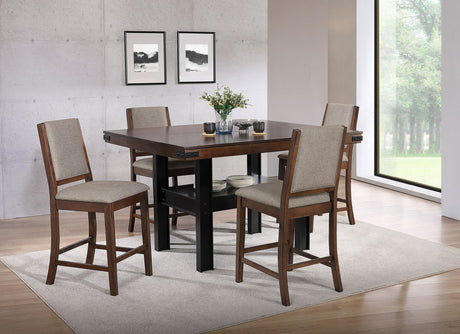 Patterson Mango Oak Counter Height Set