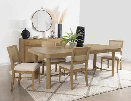 Arini Sand Wash Extension Leaf Dining Room Set