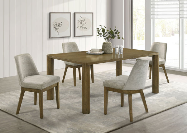 Castlewood Brown Oak 71-inch Rectangular Dining Room Set