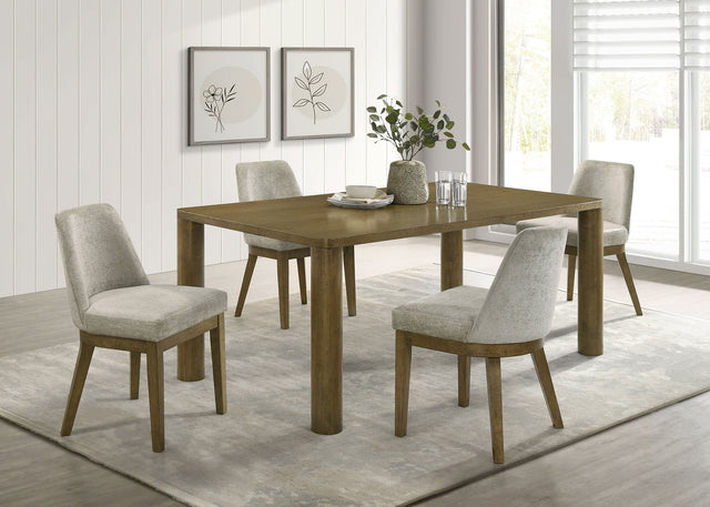 Castlewood Brown Oak 71-inch Rectangular Dining Room Set