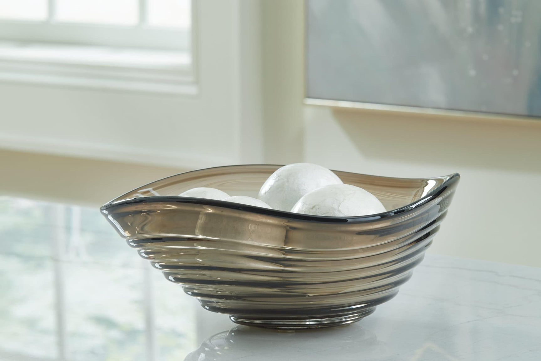Solariston Gray/brown Bowl - Ella Furniture