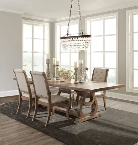 Brockway Brown Extension Leaf Dining Room Set