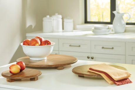 Kaidler Brown Tray Set (Set Of 3) - Ella Furniture
