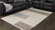 Barus Beige Brown Gray 5' X 7' Rug