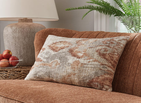 Aprover Rust Gray White Pillow (Set of 4)