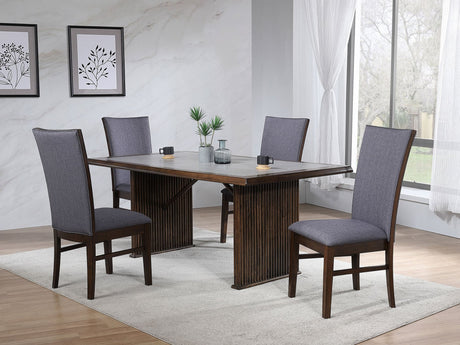 Sherwood Brown Rectangular Dining Room Set
