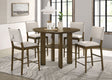 Ottowa Brown Round Counter Height Set
