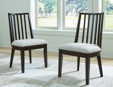 Galliden Black Dining Chair