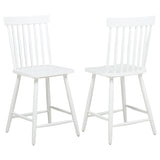 Andrews Windsor Counter Height Dining Side Chair White
