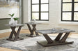 Bensonale Brown Gray Table (Set of 3)