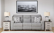 Biscoe Pewter Textured,nuvella® Power Reclining Sofa