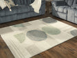 Dallane Linen Blue Green 5' X 7' Rug