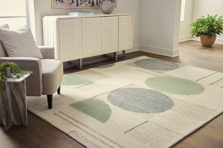 Dallane Linen Blue Green 8' X 10' Rug
