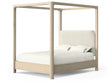 Solano 85-inch Queen Canopy Bed Weathered Mango
