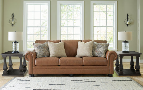 Carianna Caramel Leather Sofa