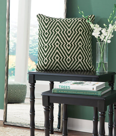 Digover Green Ivory Pillow (Set of 4)