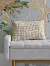 Hathby Tan White Pillow (Set of 4)