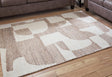 Brynnfield Beige Brown 5' X 7' Rug