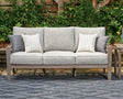 Hillside Barn Gray Brown Outdoor Sofa With Cushion