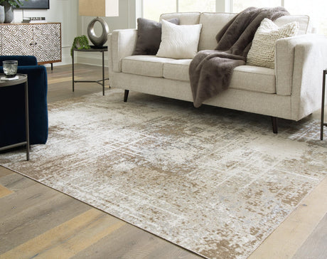 Grifflain Tan Brown Gray 8' X 10' Rug