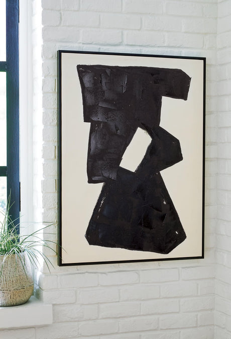 Garviery Black Cream Wall Art