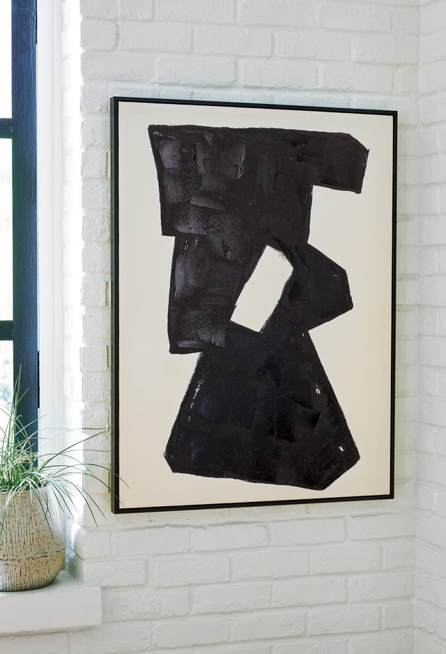Garviery Black Cream Wall Art