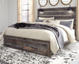 Drystan Multi King Panel Bed With 2 Storage Drawers
