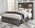 Drystan Multi Queen Panel Bed With 2 Storage Drawers