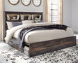 Drystan Multi King Bookcase Bed With 2 Storage Drawers