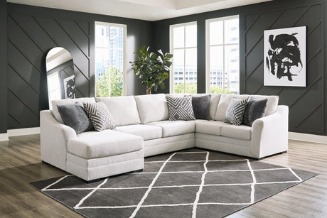 Koralynn Stone Nuvella® 3-Piece Sectional With Chaise