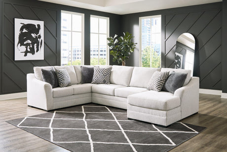 Koralynn Stone Nuvella® 3-Piece Sectional With Chaise
