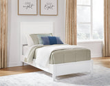 Binterglen White Twin Panel Bed